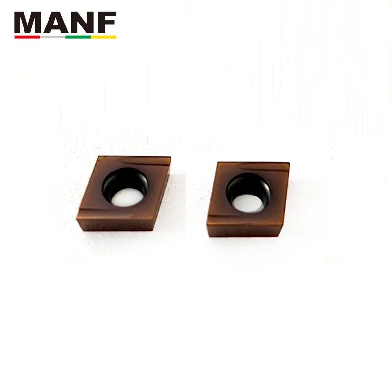 MANF Carbide Inserts CCGT060204FR-U Lathe Tools Lathe Cutter Boring Inserts Indexable Lathe Turning Tools Sclcr1010h06 Holder