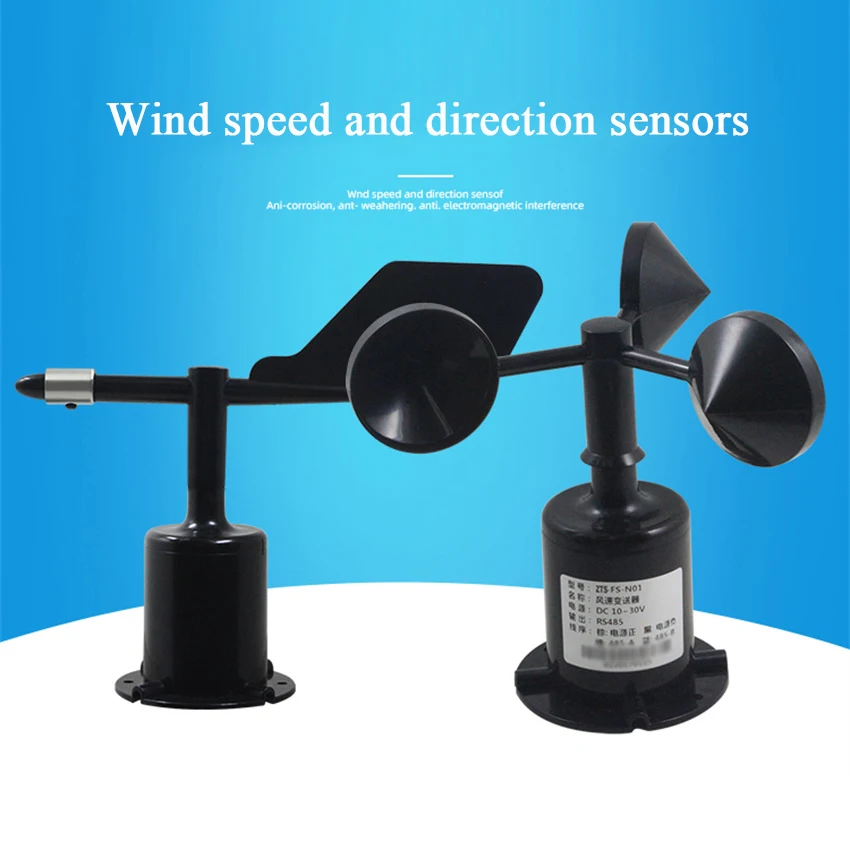 8 Direction Polycarbonate Wind Direction Sensor 4-20MA 0-2V 0-5V 0-10V RS485 Output Wind Direction