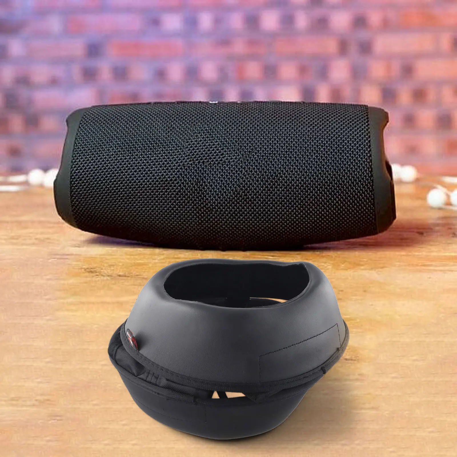 1 قطعة حقيبة حمل PU مع حزام قابل للتعديل لـ JBL Boombox3 حافظة حماية مكبر الصوت ملحقات سماعات الأجهزة الإلكترونية الاستهلاكية