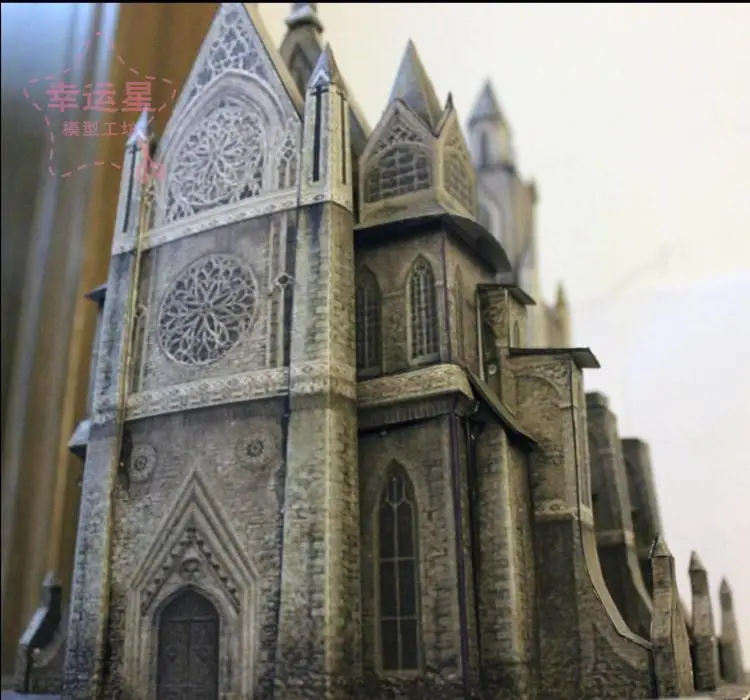 Medieval Architektur Orthodoxe Kathedrale Kapelle 3D Papier Modell DIY Manuelle