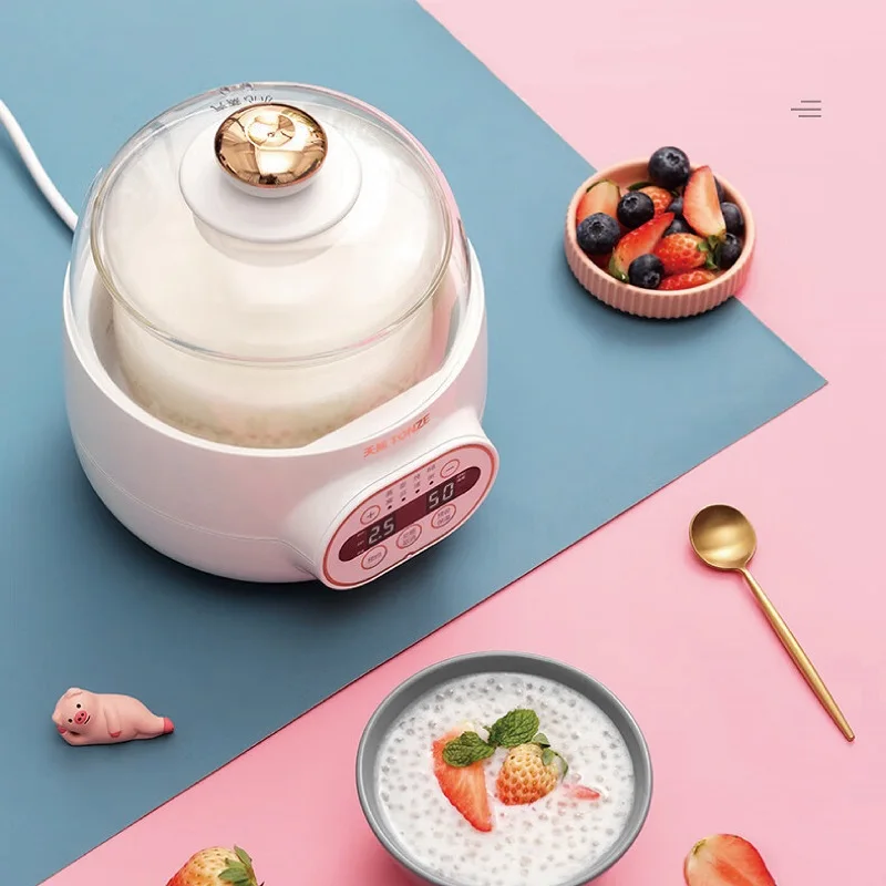 

Многофункциональная электрическая мультиварка 220В для дома, с 24-часовым таймером, специальная кастрюля для детского питания, портативная, 1л, стеклянная, для приготовления птичьих гнезд, здоровое питание