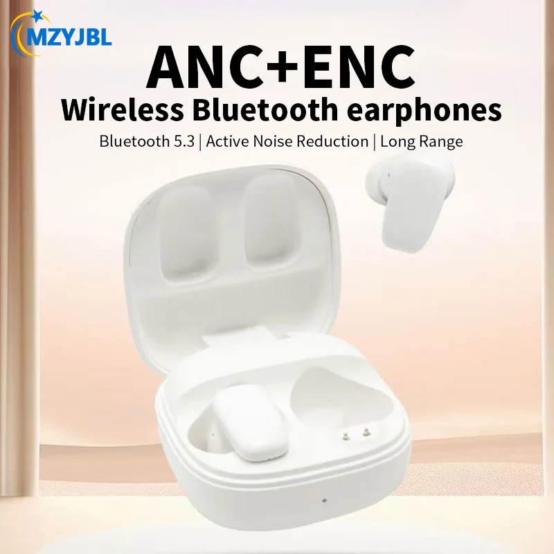 

MZYJBL T72 ANC ENC Headset Wireless Bluetooth5.4 Headphone Running Earphone HIFI Stereo Sound Gaming For Android iOS for jbl