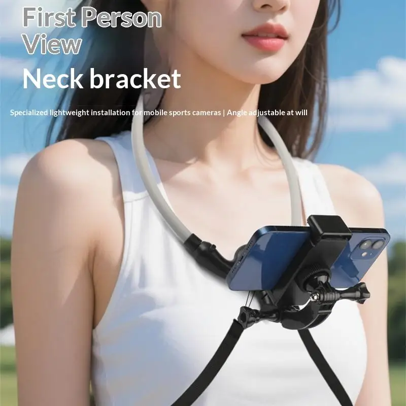 

Neck Mount Phone Clip 360° Rotation Phone Holder For Phone Accessories Quick Release Hands Free Accessories