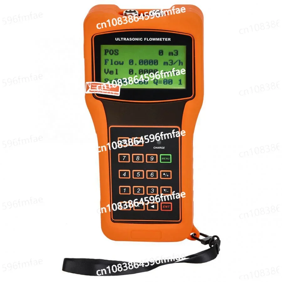 Alcohol Beer Acid Alkali Record Flow Meter Steel Aluminum Pipe Chilled Water Handheld Clamp Ultrasonic Flow Meter