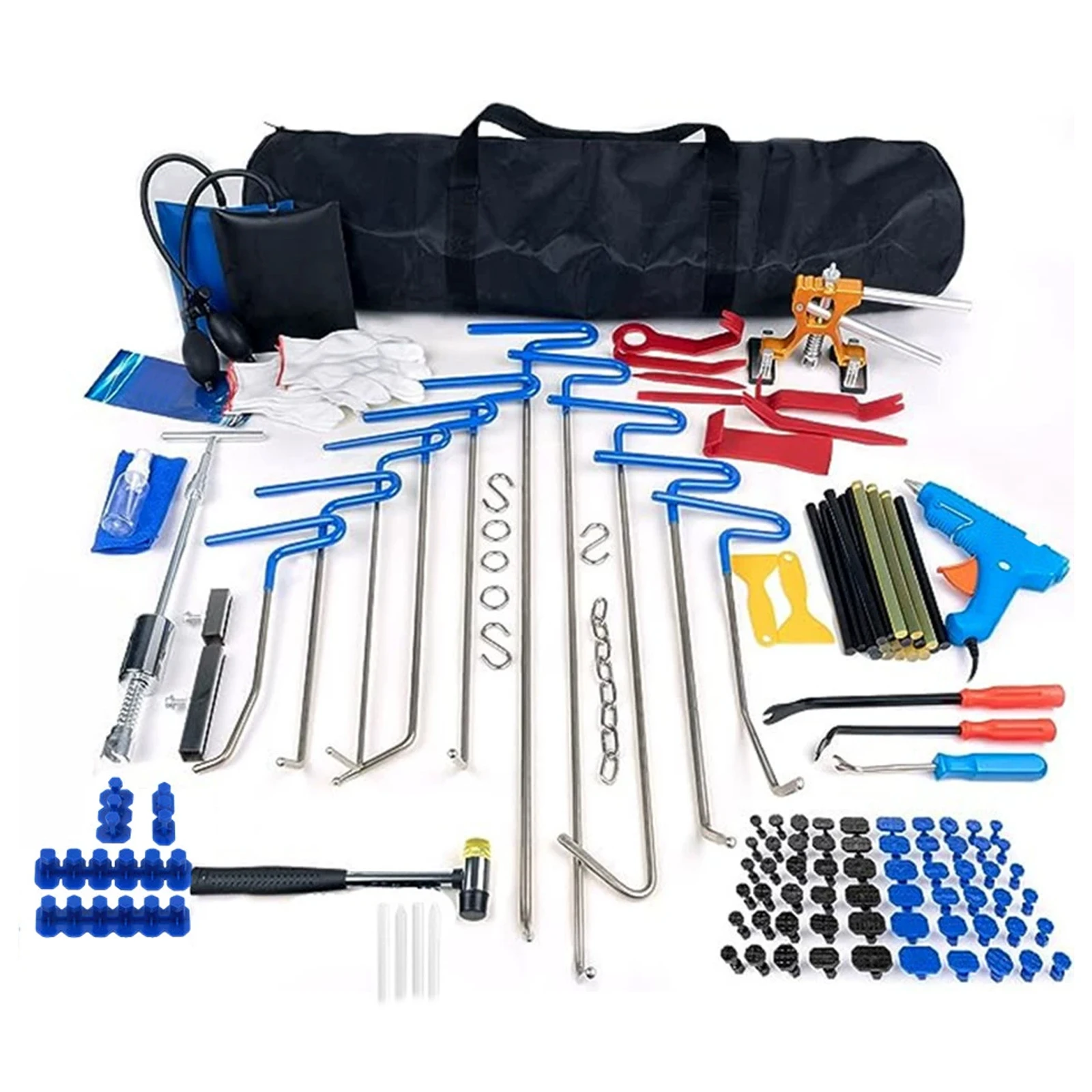 

Auto Dent Repair Tool Kit Paintless Sheet Metal Repair Tool Metal Crowbar Pulling Repair Tool