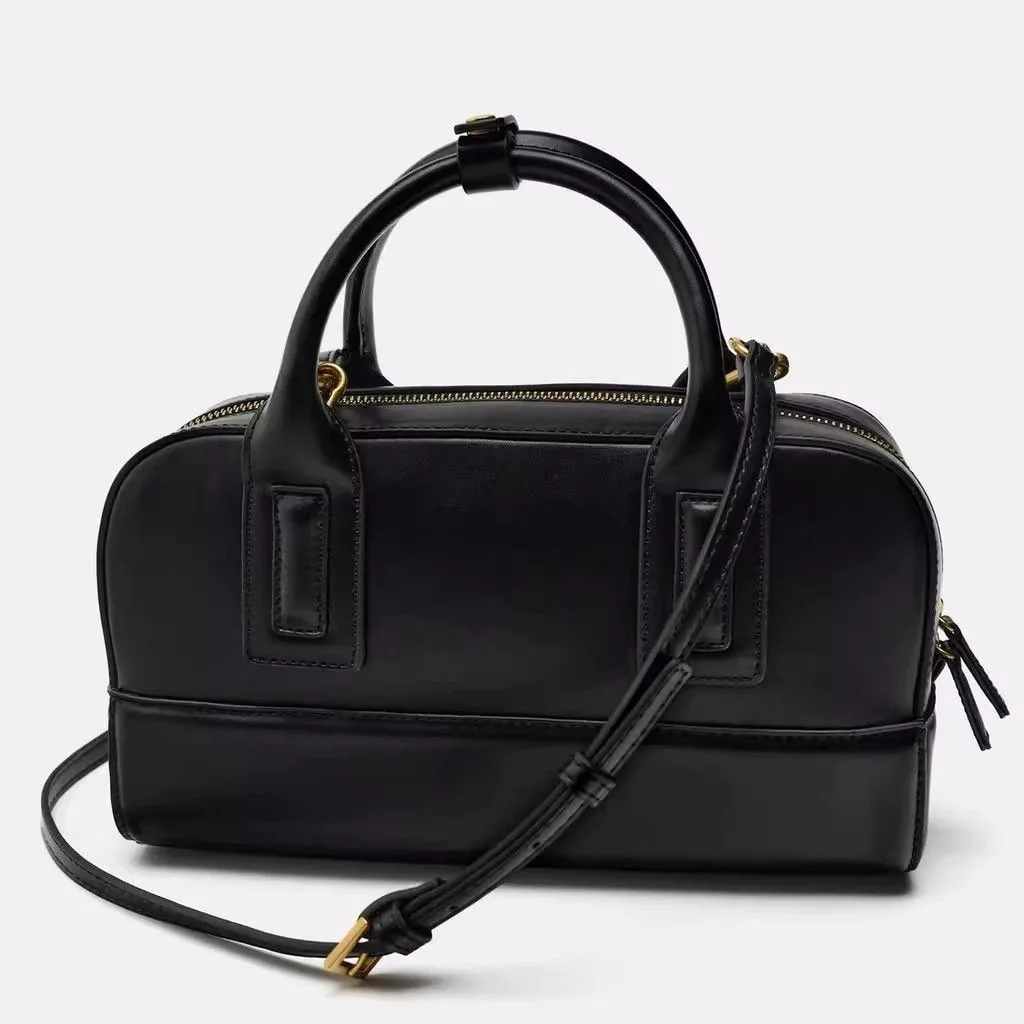 موضة حقائب بوسطن السوداء للنساء حقائب اليد عالية الجودة حقيبة كتف فاخرة مصمم حقائب نسائية 2025 جديد بولي PU المحافظ الجلدية #6