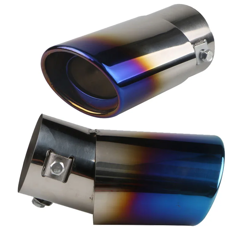 رأس كاتم صوت عادم السيارة من الفولاذ المقاوم للصدأ ، أنبوب خلفي ، أنبوب خلفي ، ملحقات السيارة ، الدراجات النارية والدراجات النارية ، تخفيضات كبيرة