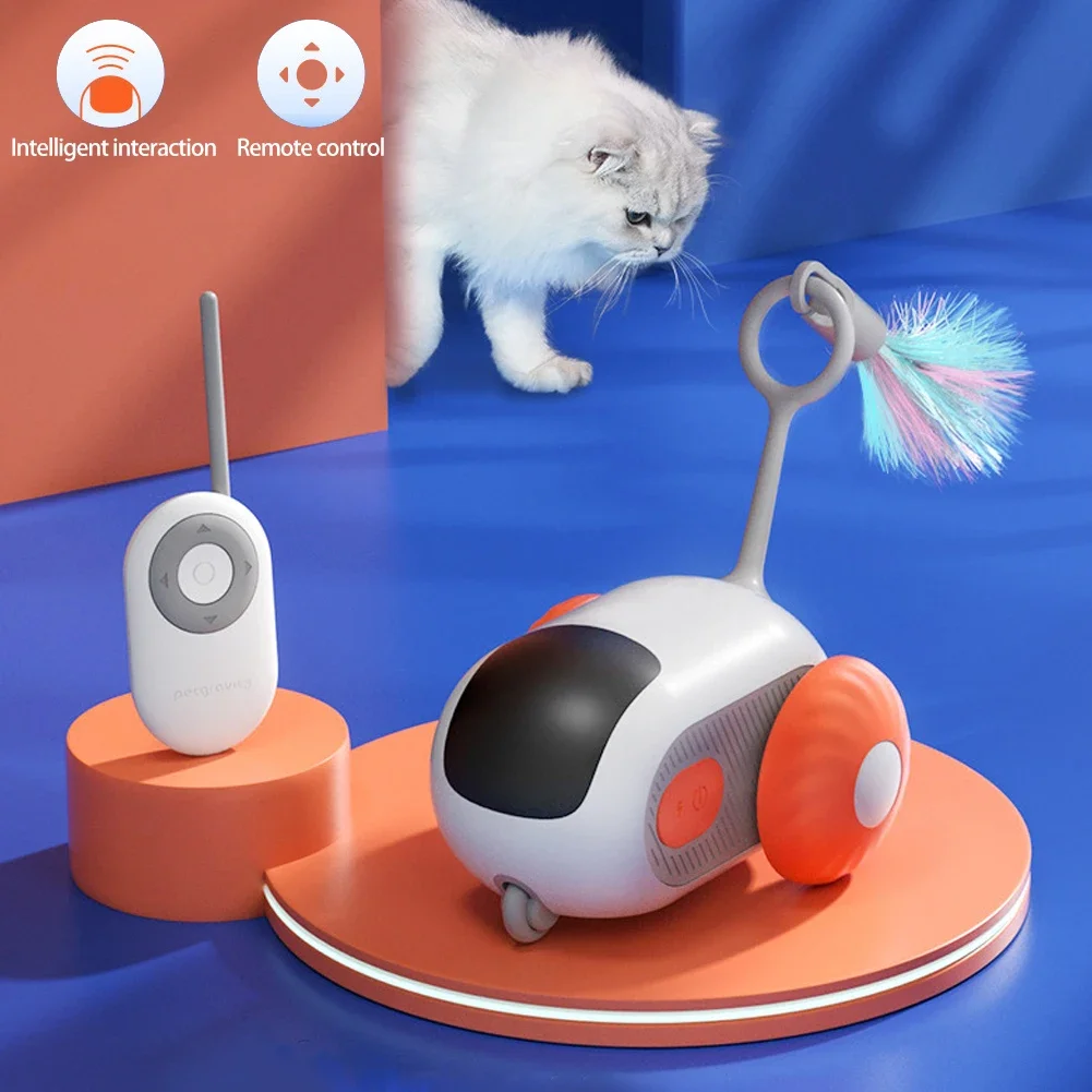 Smart Cat Toys Automatic Rolling Ball Electric Silicone Anti-Bite Anti-Fall Rotating Shine Interactive Pet Dog Toy Pet Products