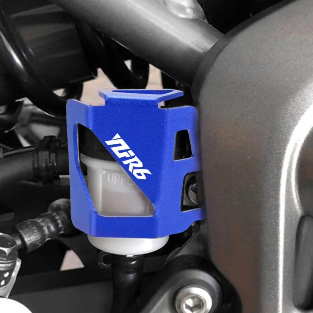 R6 YZF For YAMAHA YZFR6 YZF-R6 2010~2020 2021 2022 2023 2024 2025 R6 Motorcycle Rear Brake Fluid Reservoir Cover Guard Protector