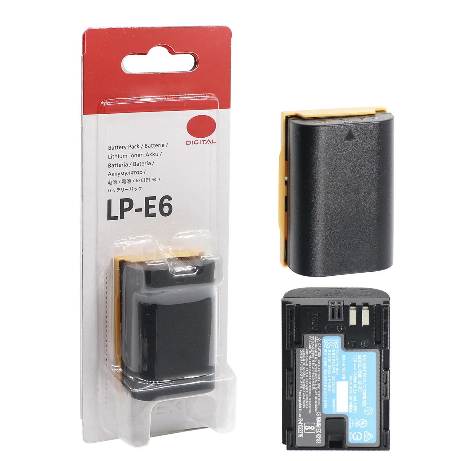 

Original LP-E6 LPE6 Battery for Canon EOS R R5 R7 R6 R5C 60Da 60D 70D 80D 90D 5DSR 5Ds 5D 6D 7D Mark II