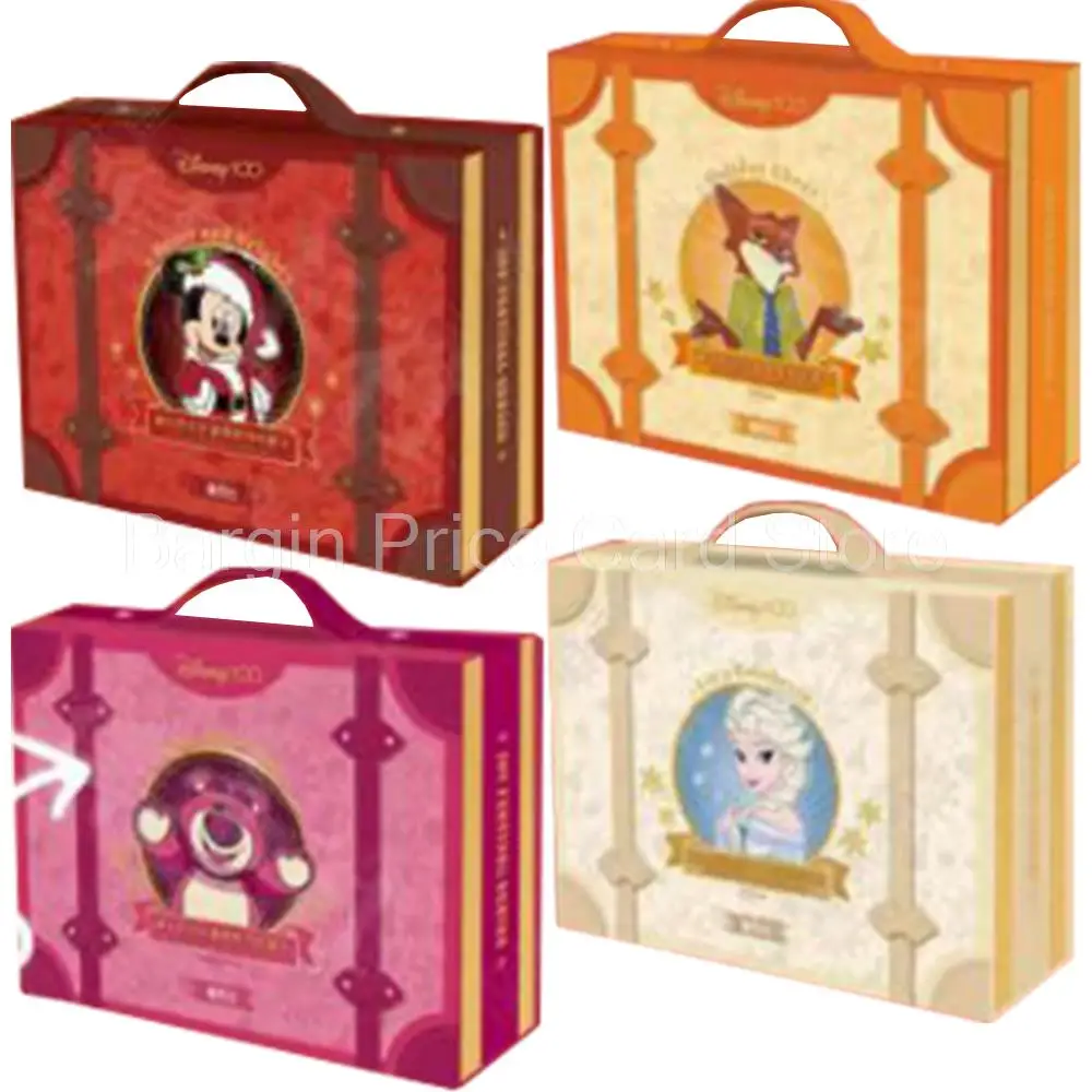 

Disney 100th Anniversary Happy Joy Festival Series Celebration Cards Mickey Friends Zootopia Stitch Lotso Collection Card Toys