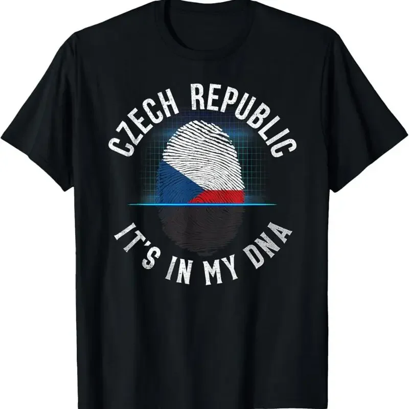 Vintage Czech Republic Flag It Is In My Dna T Shirt