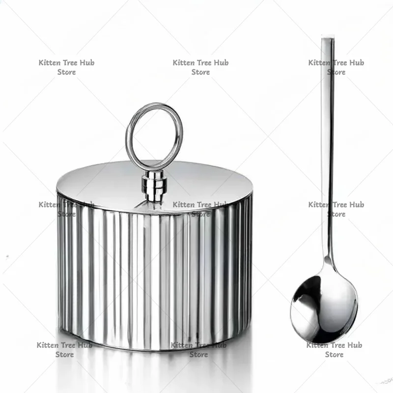 Light luxury sugar jar，Nordic seasoning light luxury seasoning box high value storage kitchen assistant seasoning bottle
