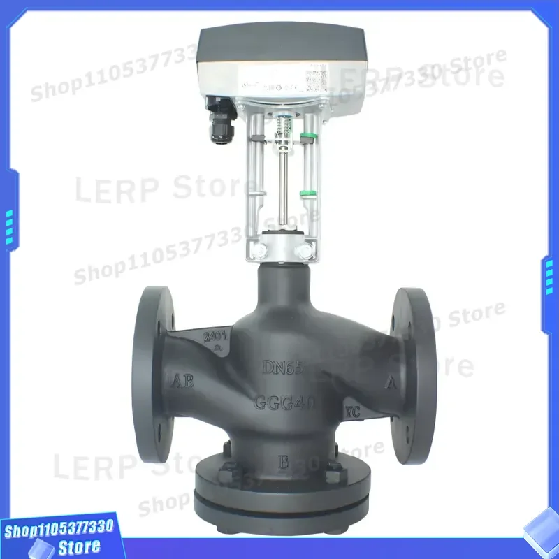 3 Inch AC24V Electric Flow Control Valve Cast Iron 4-20MA Signal High Temp Water Vapor Adjustment 2/3 Way OEM Custom Service