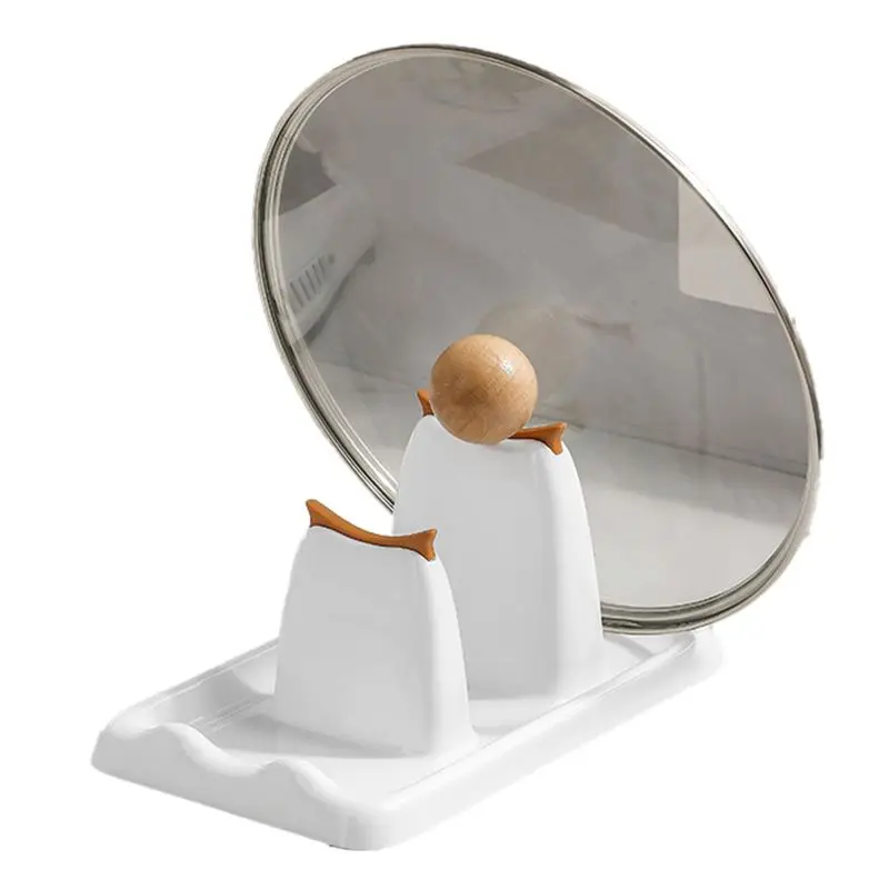 AEE2-Spoon And Lid Rest For Stove Top,Kitchen Spatula Frame,Drip-Free Utensil Holder, Compatible With Kitchen Tools