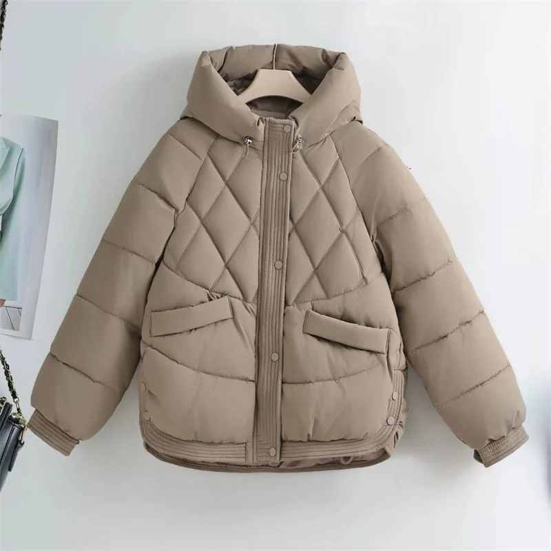 

Women's Winter Parka Coat 2026 Fashion Warm Korean Version Lady Outerwear Comfortable Fashion Casual Ladies Down Cotton Jacket
