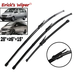 Erick's Wiper Front & Rear Wiper Blades Set For Mercedes-Benz Vito Viano W639 2011 - 2014 Windshield Windscreen Window 28