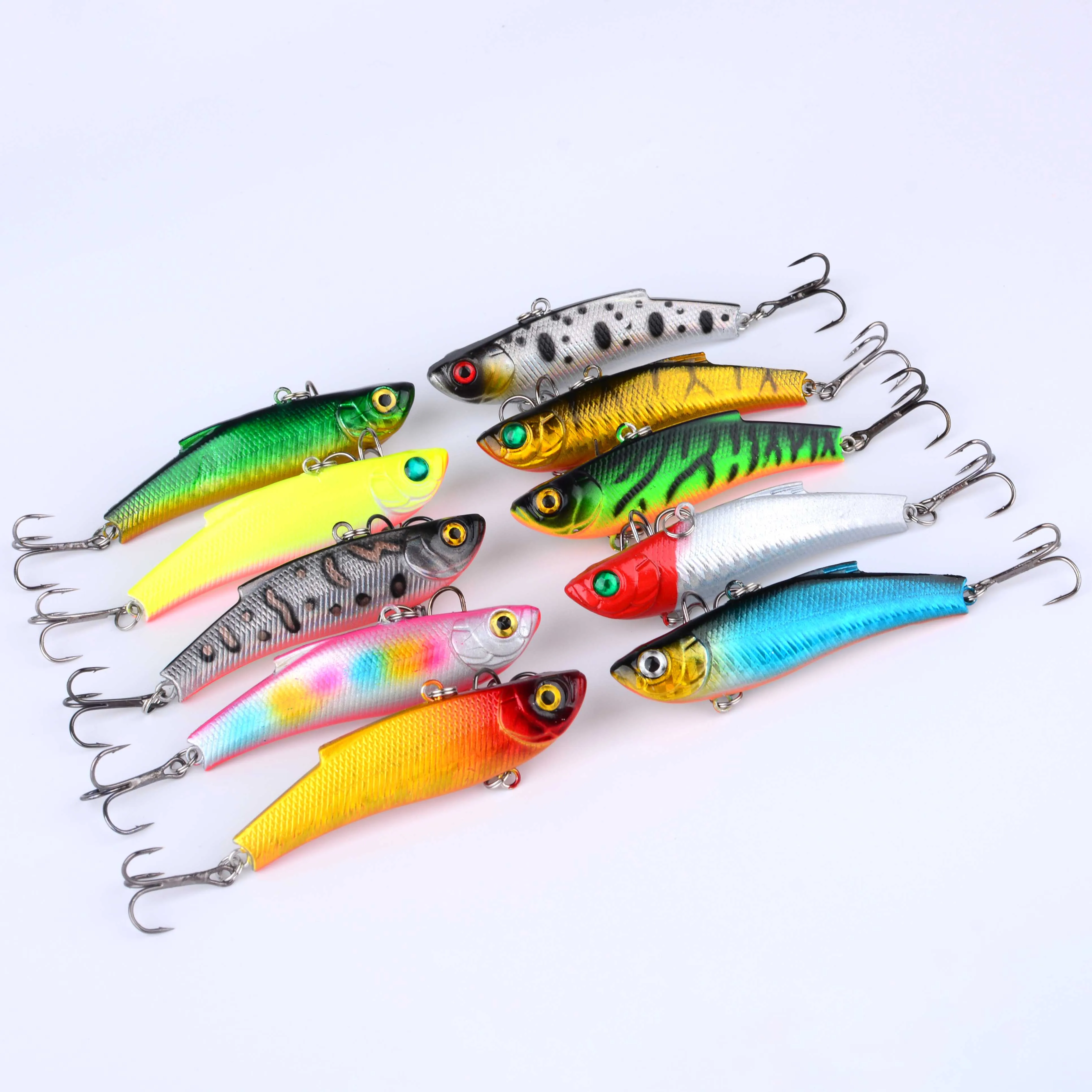 VIB Señuelo hielo 7 cm 16g – Pluma giratoria y jig buceo - imagen 5