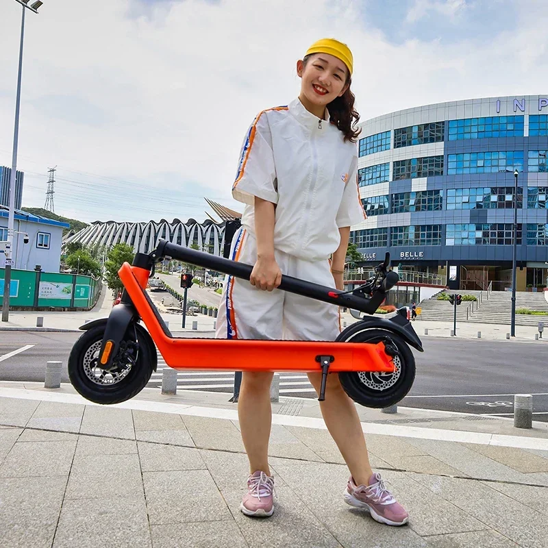 100Km Long Range 500W Powerful Dual Drive Electric Scooters Electr 10inch