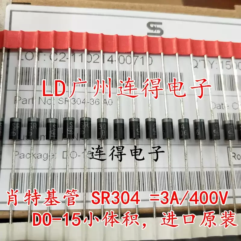 10-100pcs TSC Half Schottky Imported Diode SR304 Generation SB304 SR340 SB340 2A Small Volume