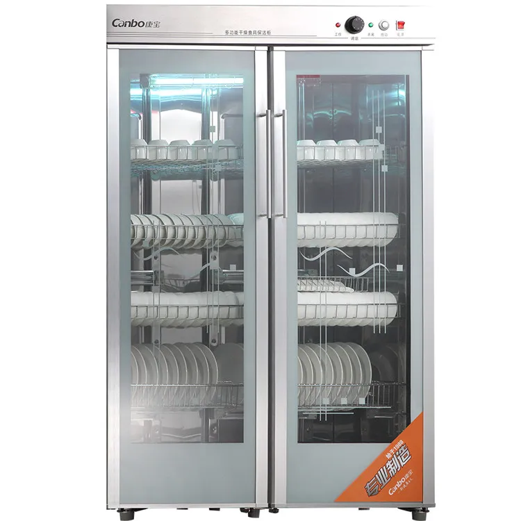 570L Hot Air Circulation High Temperature Disinfection Cabinet Commercial Stainless Steel Tableware Disinfection Cabinet