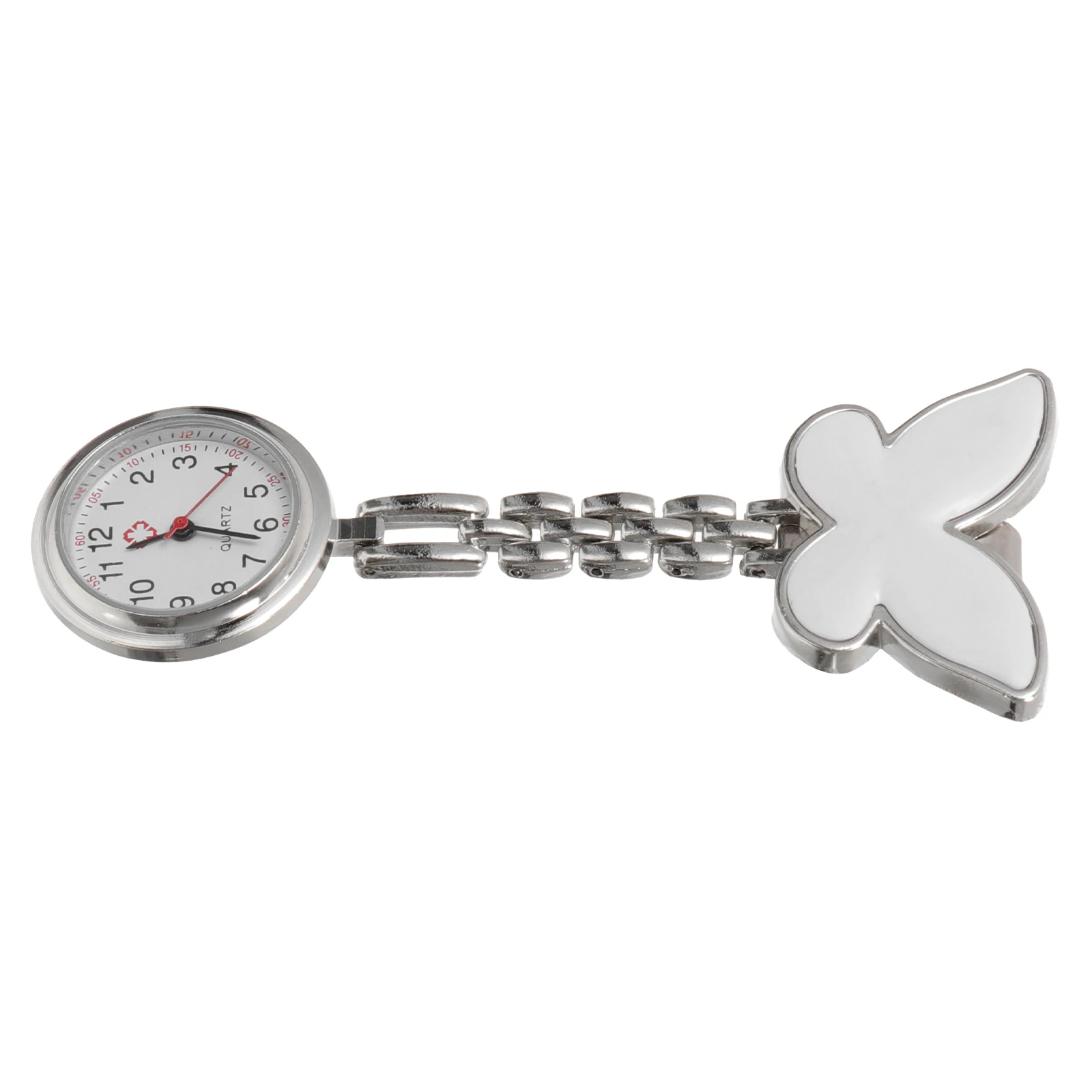 

Butterfly Nurse Pocket Watch Women Fashion Hanging Doctor Brooch Watches Clear Numbers Accurate Timing Gifts Nurses
