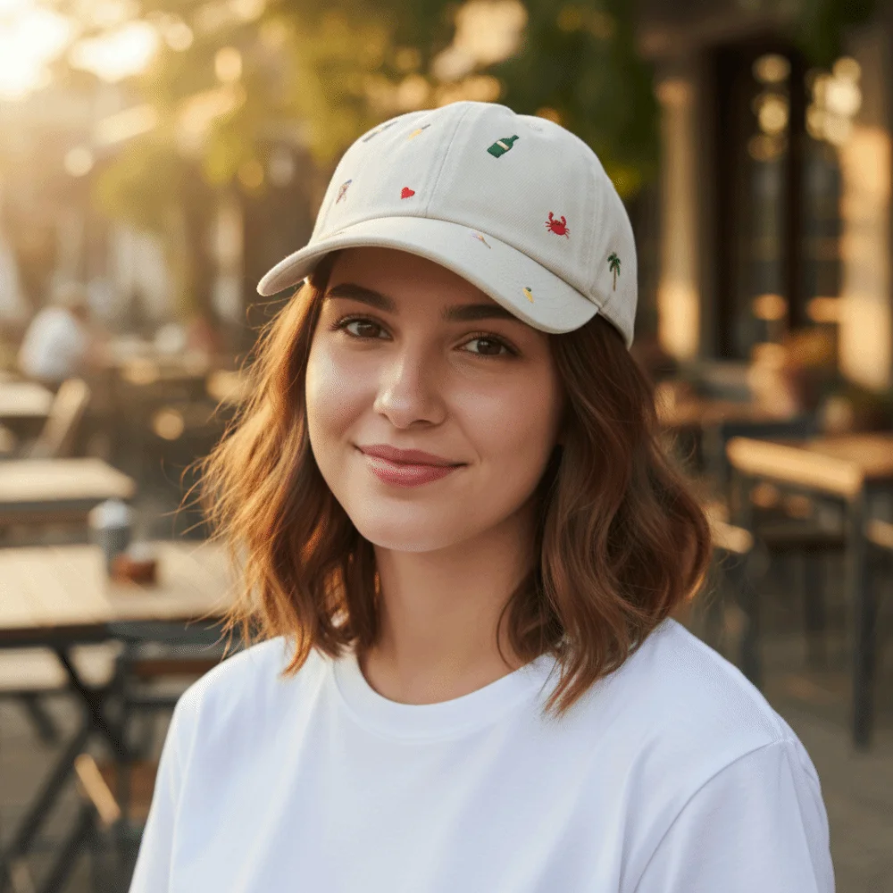 

Креативная вышитая бейсболка с граффити, мультяшная бейсболка, солнцезащитная хлопковая бейсболка с изображением краба для активного отдыха