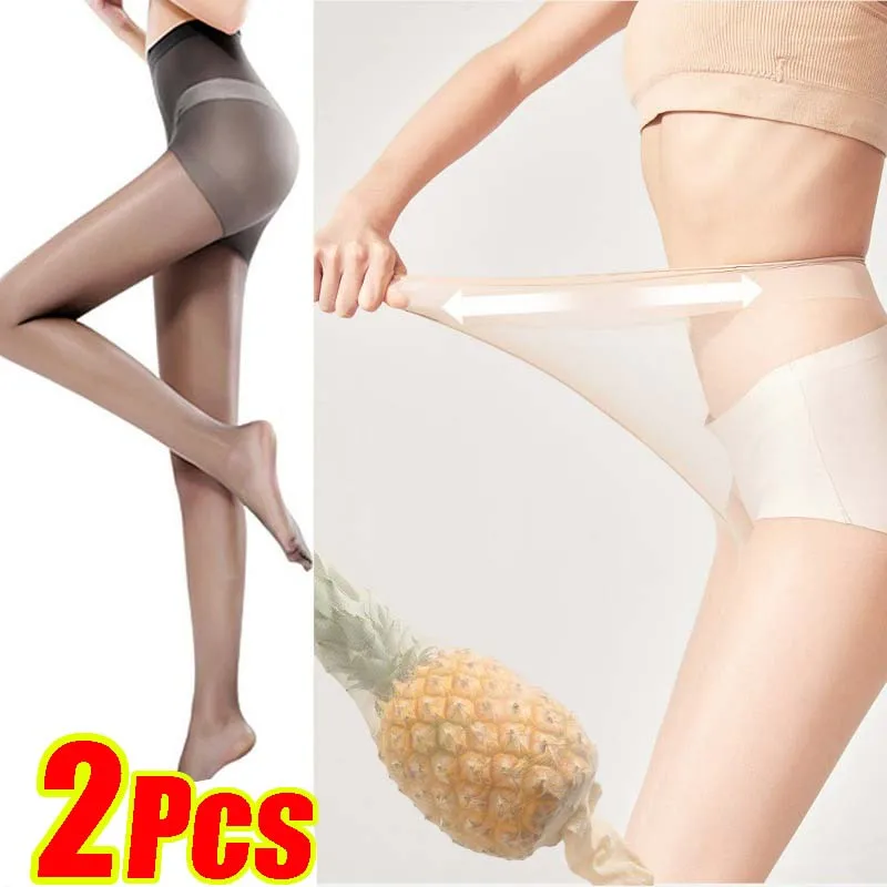 

Plus-size Silk Stocking Universal Stretch Anti-scratch Ultra-thin Legging Pantyhose Invisible Sexy Anti-Cut Pineapple Long Socks