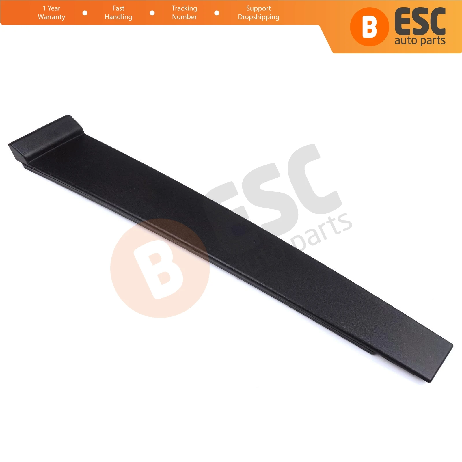 ESC EDP872 Rear Right Door Pillar Frame Trim Moulding 2S61A25458AN, 1473675 With Sponge and Snap Ring Clips for Ford Fiesta 5