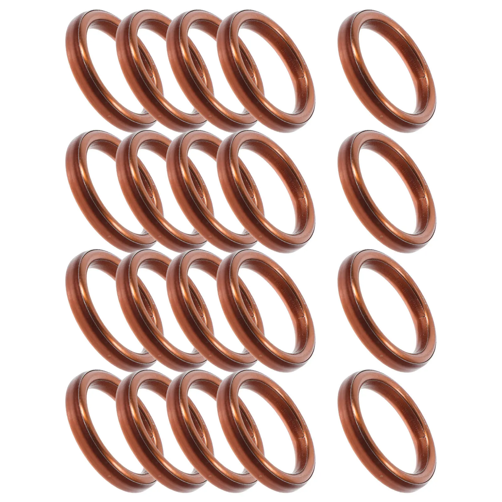 

20Pcs Exhaust Gaskets Premium Flange Replacement Gasket Set Car Manifold Exhaust Pipe Washers Durable Leak Proof