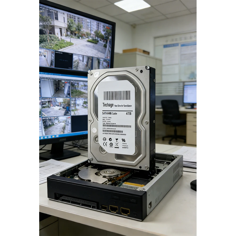 Picture 5: 1TB,3TB,4TB, Hard Drive, Disk, SATA, 64MB, Cache, 12VDC, 0.45A, 5VDC, 0.60A, for Surveillance, Mechanical, Hard Drive