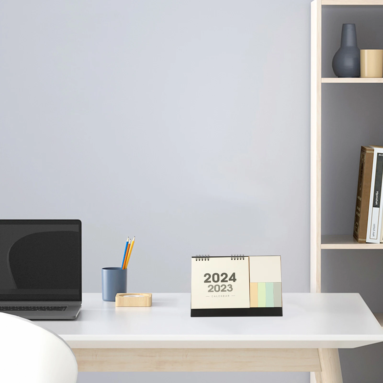 

2024 Note Desk Calendar Mini Desktop Small Office Decor Calendars Turn The Page Monthly