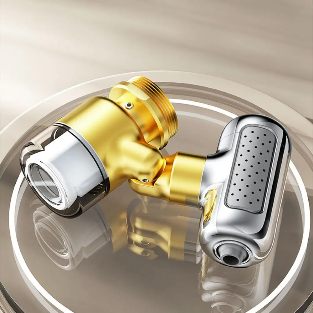 Adjustable Faucet Aerator 4 Settings Robotic Arm Sink Sprayer Universal Extender Water Saving Filter For Kitchen Basin