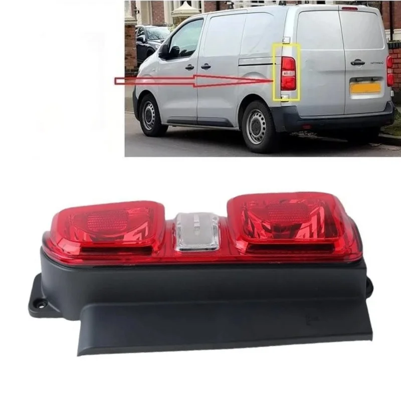 

Задние светоотражатели бампера 9808243180 для Peugeot Expert, Vauxhall Vivaro, Citroen Dispatch, задние противотуманные фары, сигнальные лампы