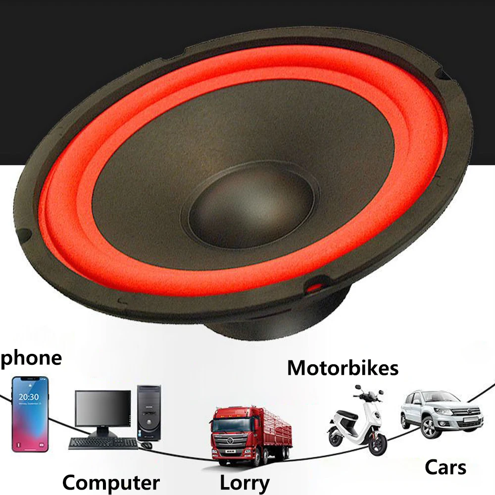 Altavoz Subwoofer estéreo de 10 pulgadas y 255mm para coche, rango completo, modificación de volumen fuerte, altavoces para el hogar