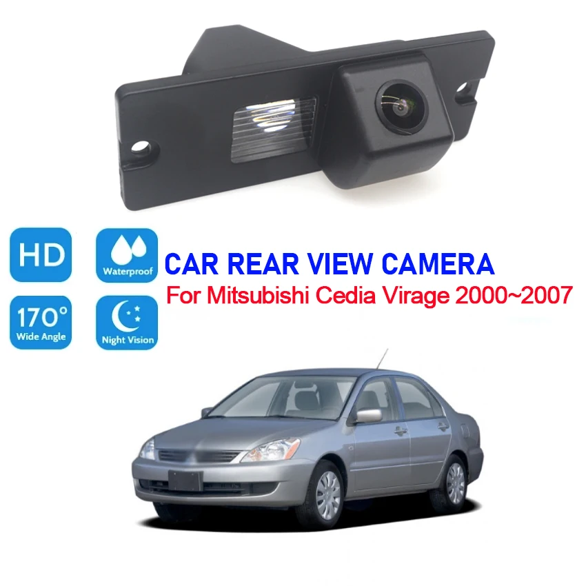 Car Camera For Mitsubishi Cedia Virage 2000 2001 2002 2003 2004 2005 2006 2007 CCD Full HD Rear View Camera High Quality RCA