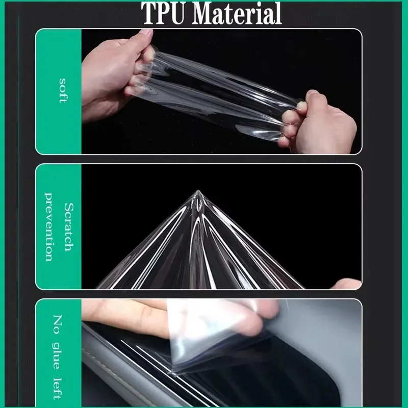 طبقة رقيقة واقية شفافة من مادة البولي يوريثان لسيارة دودج الموقف 2021- 2025 ملحقات الملاحة الداخلية للتحكم المركزي ملصق #4
