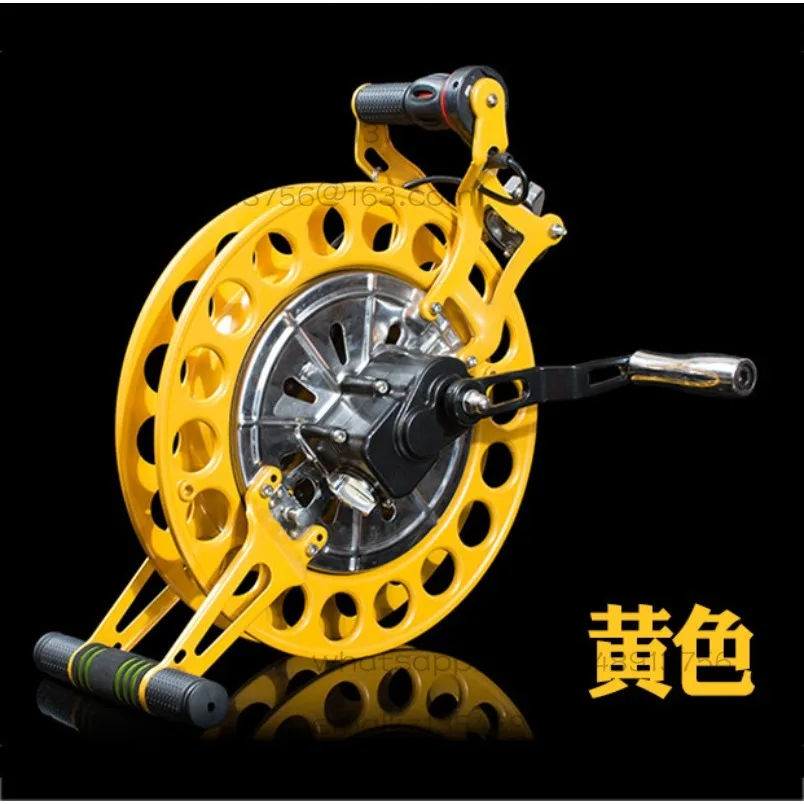 New stainless steel strap wheel magnesium alloy four-speed variable speed kite wheel T83 spot fast delivery