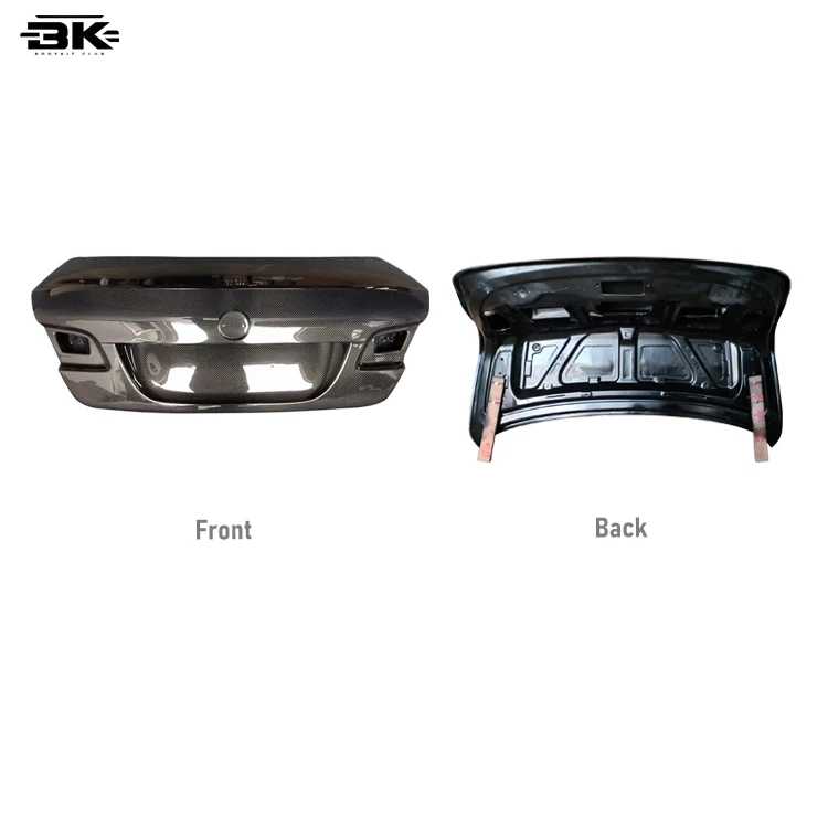 3 시리즈 E90 개조 부품 CSL 스타일 트렁크 테일 리드 카본 파이버 부트 리드 (E90 2005-2012 리어 트렁크 리드용)