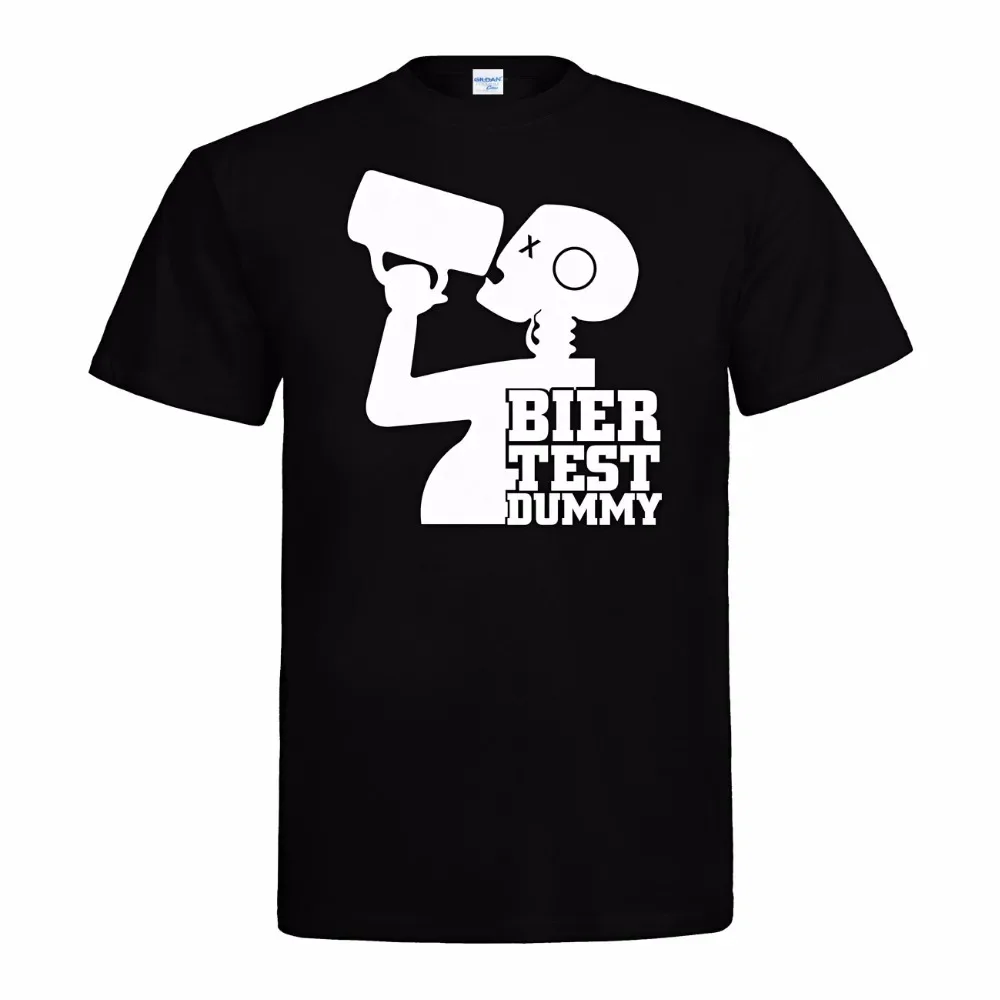 Newest Fashion Cool T Shirt Fun Oktoberfest Sauf Bbq Grill T-Shirt Bier Test Dummy S Bis 3Xl Tee Shirt Digital Printing
