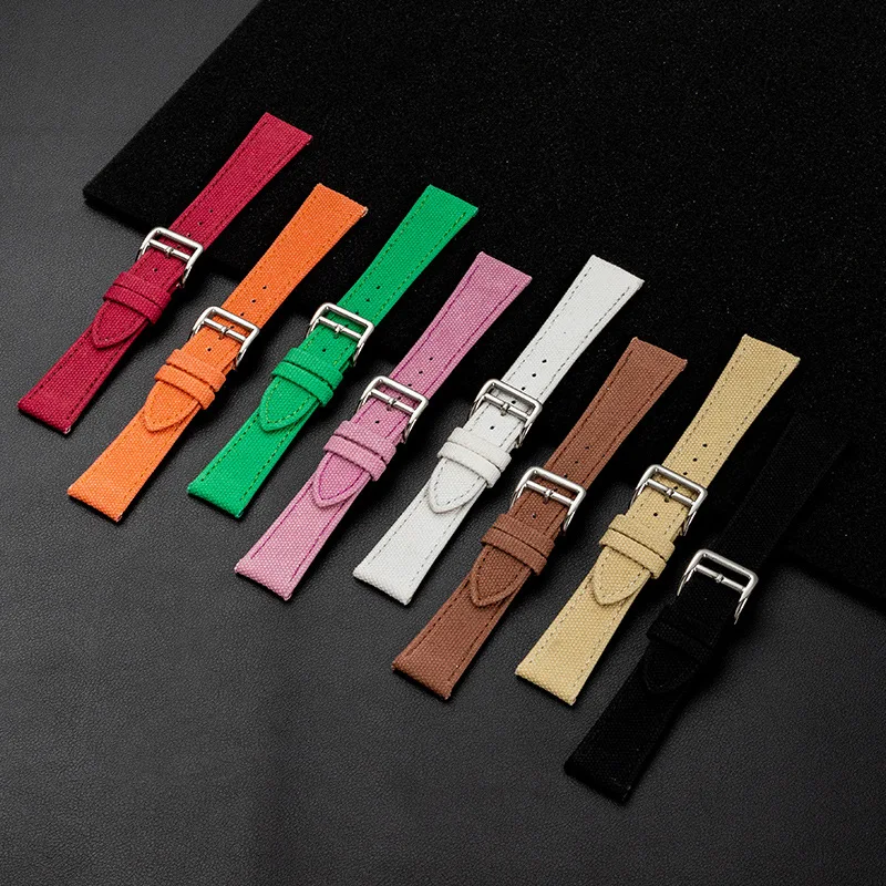 Correa de nailon de lona para Apple Watch Ultra 8, S7, 6, 5, 4, serie Iwatch, pulsera de cuero, 22mm, 42mm, 38mm, 49mm, mujer