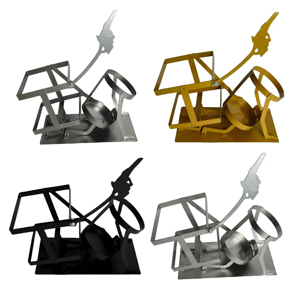 Skull Wine Bottle Stand Steampunk Style Drink Stand Skull Skeleton Beer Whisky Wine Bottle Display Rack Home Bar Table Decoratio