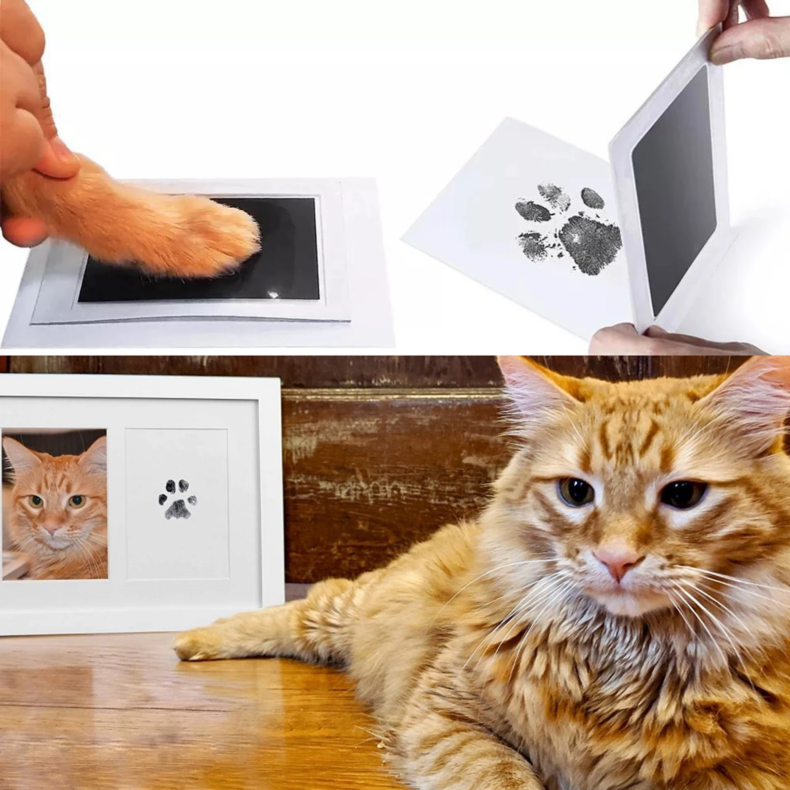 Diy Pet Reusable Ink Pads Are Non-toxic And Non-polluting For Cats, Dogs And Babies Footprint Ink Pads Handprint Paw Prints