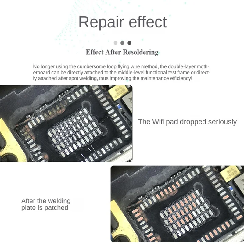A58Z 208 точек ремонт точечного паяльного наконечника 2 шт. паяльная площадка для телефонов BGA PCB Pad