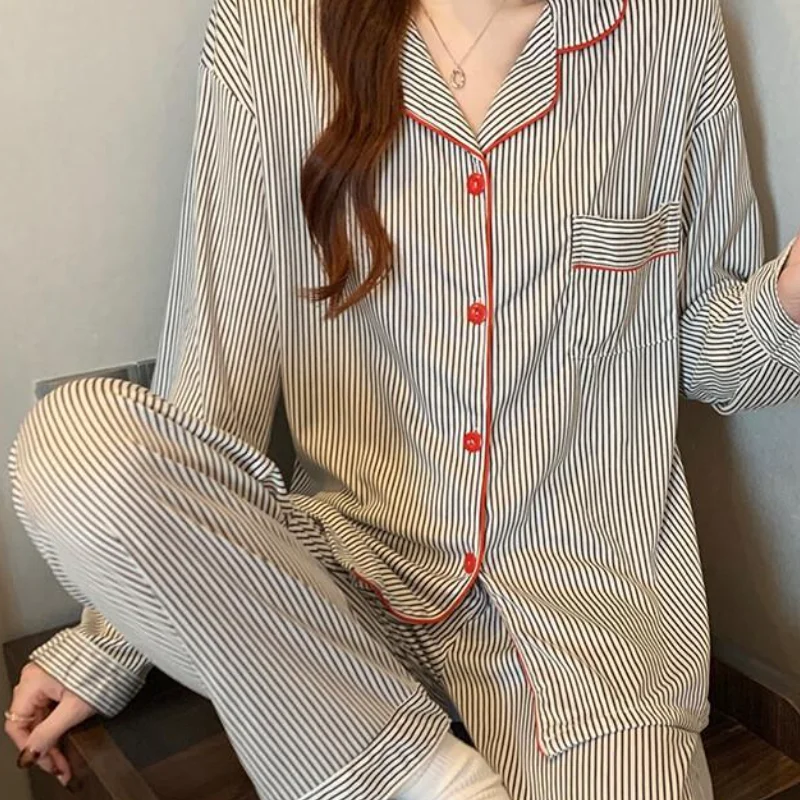 Student Cartoon Casual 2-Teiliges Set frauen Kleidung Sexy Pyjama Verkäufe Sets Frau Zwei Outfits Schneiderei Stücke Gestrickte anzug Hosen