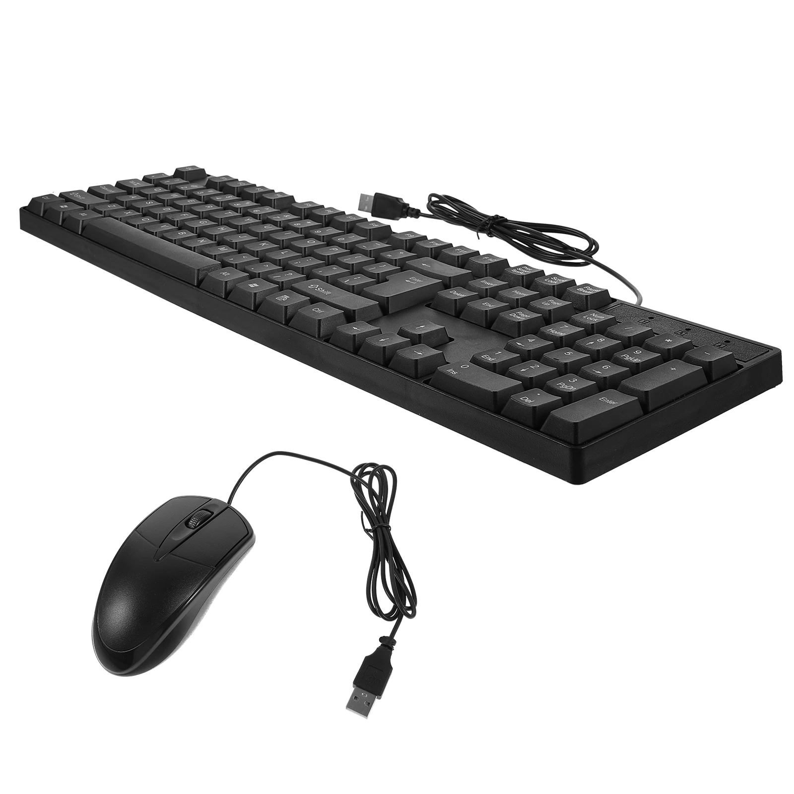 

Wired KeyboardMouseCombo Set Laptops Computers Simple Backlit FullSize Gaming Work Typing ComputerSupply