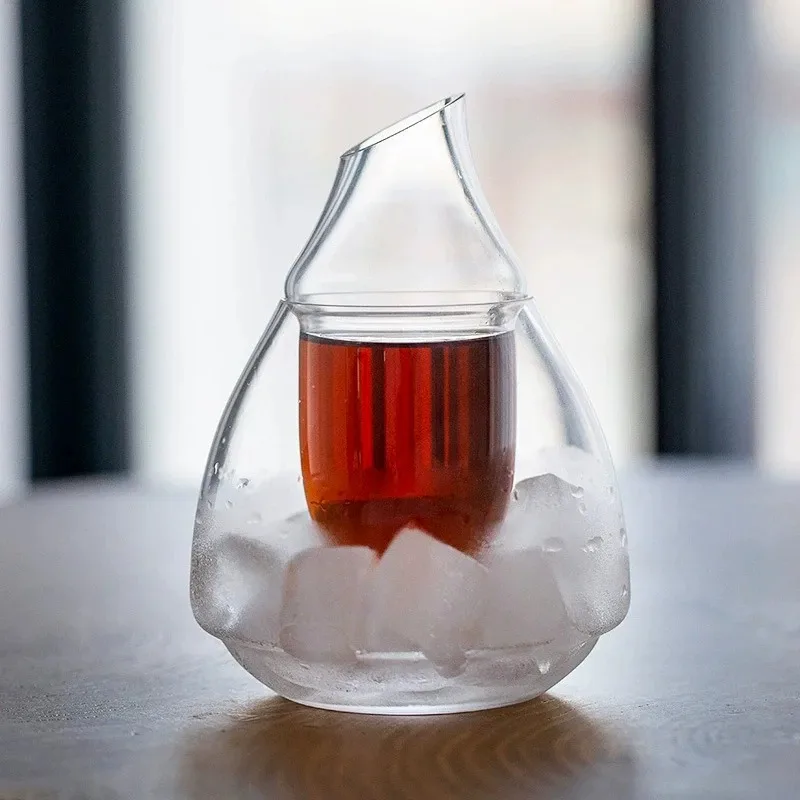 

Crystal Wine Bottle Set Red Wine Glass Sake Set Rice Glass Glass Warmer Hot Bottle Ice Jug Cooler