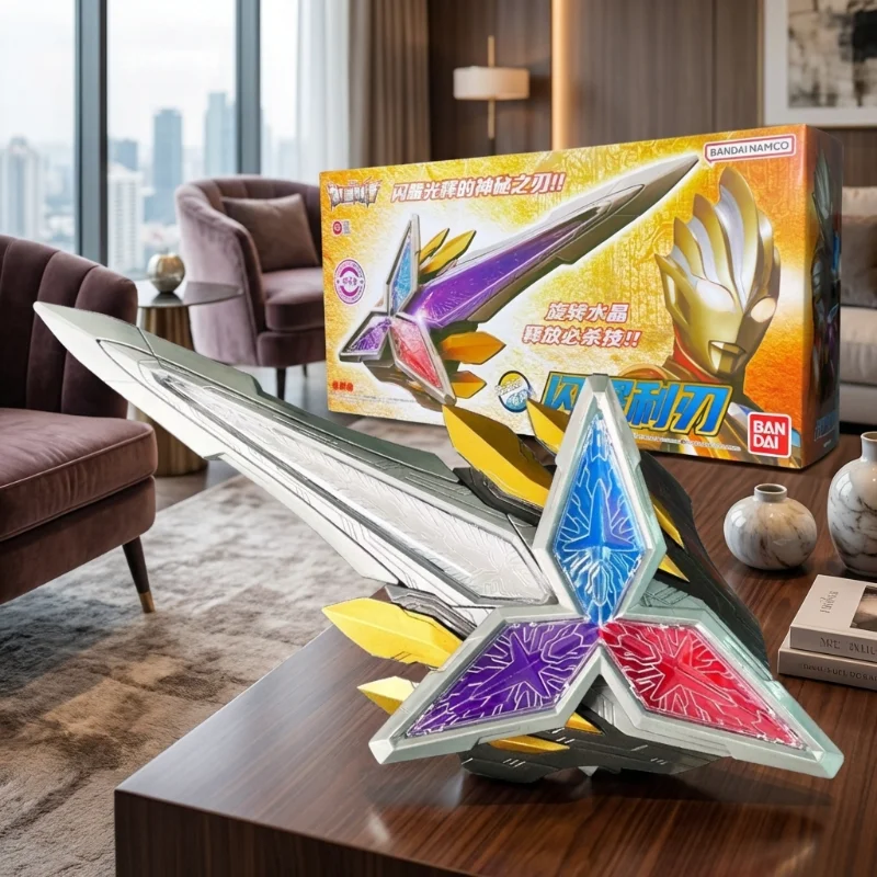 

Bandai Ultraman Trigger Shining Blade 68724 Chinese Version Toy with Epic Sound and Light for Heroic Roleplay FunGift Pro