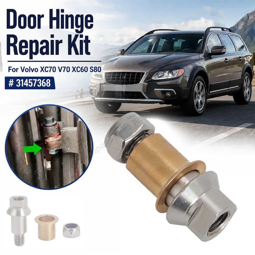 Upgrade-Scharnier-Reparatur-Kit 31457368 Kompatibel mit Volvo XC70 XC60 V70 S80 2006-2016 304 Edelstahl – Detail 1
