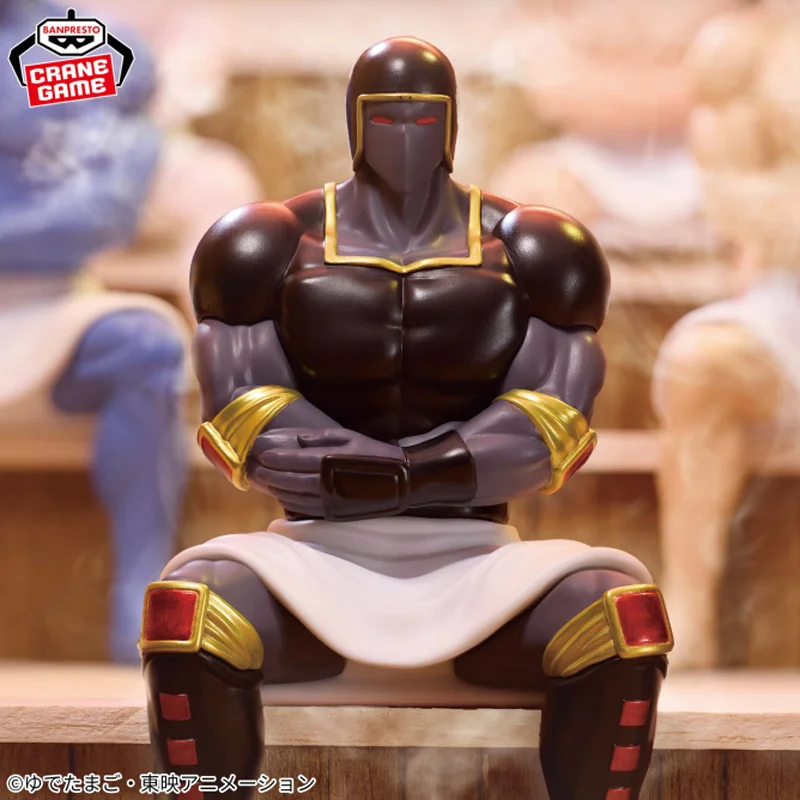 [Original Genuine] Bandai Banpresto The Animation Kinnikuman Warsman Sauna Version In Stock Figure Model Sitting Posture Doll